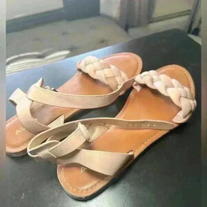 Pink/Beige Aldo Sandals | Size 10 | Gently Worn